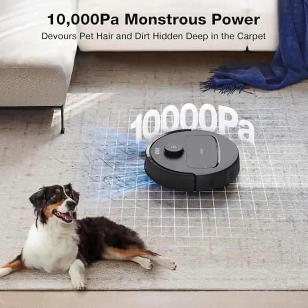 DEEBOT N30 OMNI Robot Vacuum Mop 10000Pa Suction Truedge Adaptive Edge Mopping Zerotangle 2.0 Hot Air-Drying Truemapping Smart